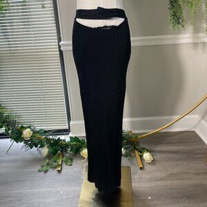 Aya Muse | Skirts | New Aya Muse Black Sapodilla Midi Skirt Size S  display picture 1